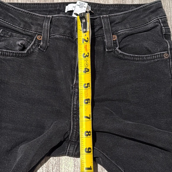 Forever 21 XS faded black bellbottom jeans - Picture 10 of 16